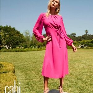 Cabi Delight Pink Dress M